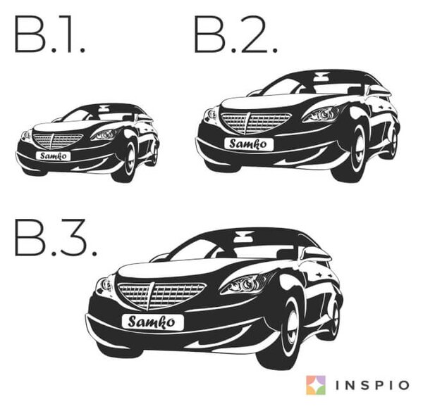 Adesivo da parete - Super auto