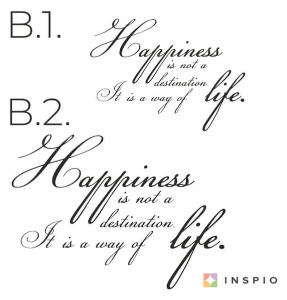 Adesivo murale - Happiness