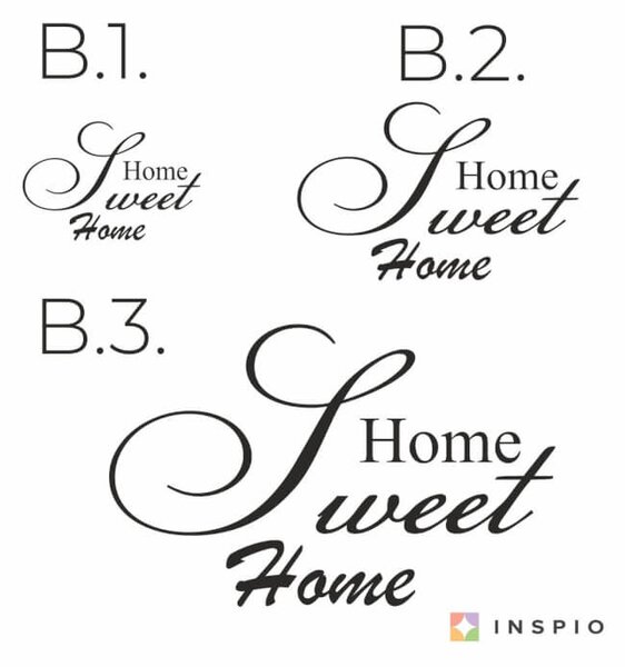 Autoadesivi murali - Home sweet home