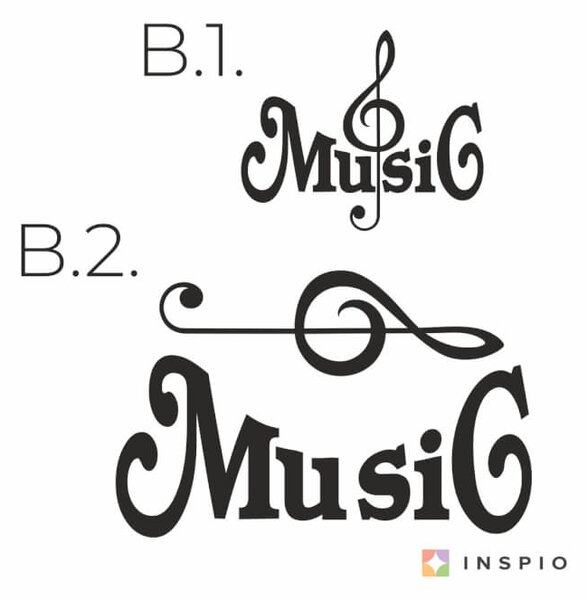 Adesivo da parete - Music