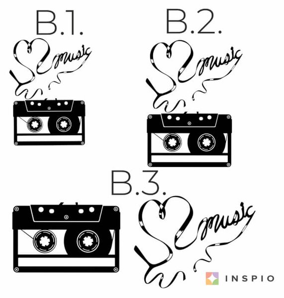 Adesivo murale - I love music