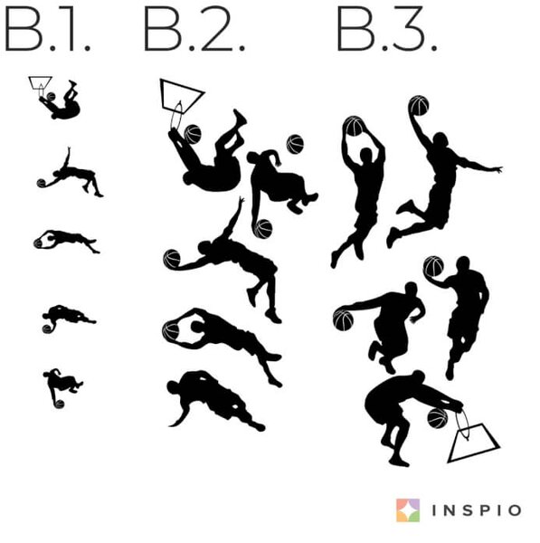 Adesivi murali - Basket