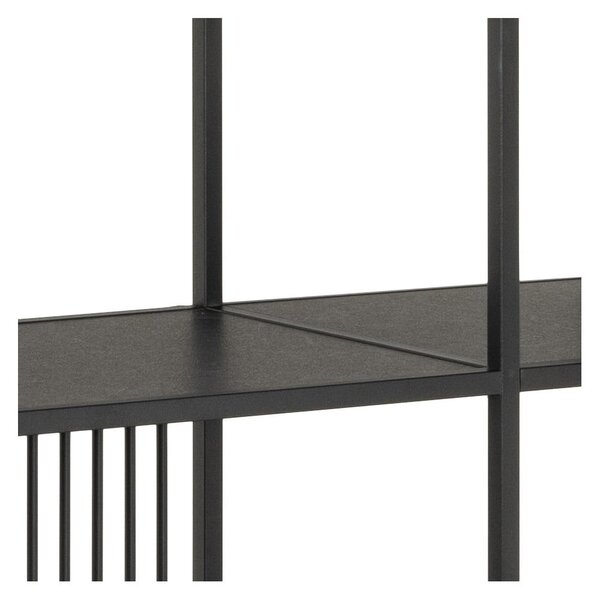 Libreria nera 120x185x35 cm Strington – Actona