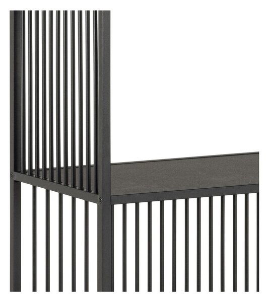 Libreria nera 120x185x35 cm Strington – Actona