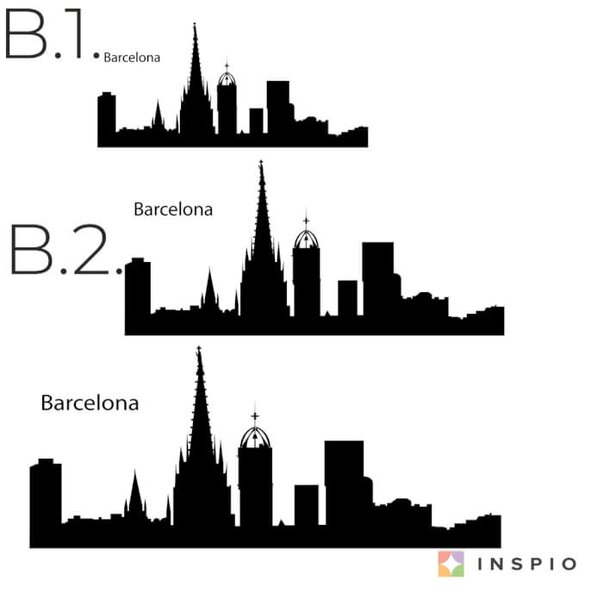 Adesivi murali - Barcelona