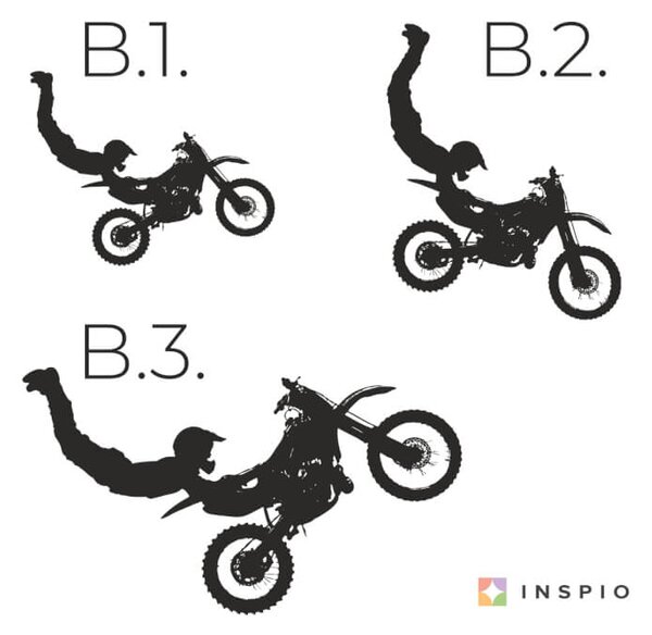 Adesivi murali - Motociclista