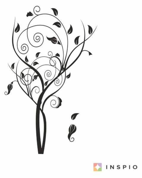 Ornamento dell'albero - adesivo da parete