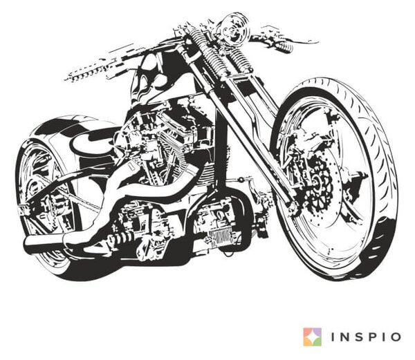 Adesivo da parete - Chopper