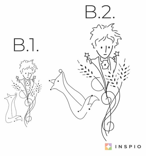 Il piccolo principe e la volpe