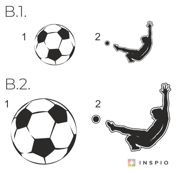 Adesivo da parete - Calcio