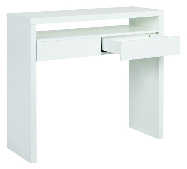 Scrivania con piano estraibile Console Mel - Woodman