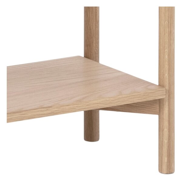 Libreria di colore naturale con effetto rovere 86x160x30 cm Braidwood – Actona