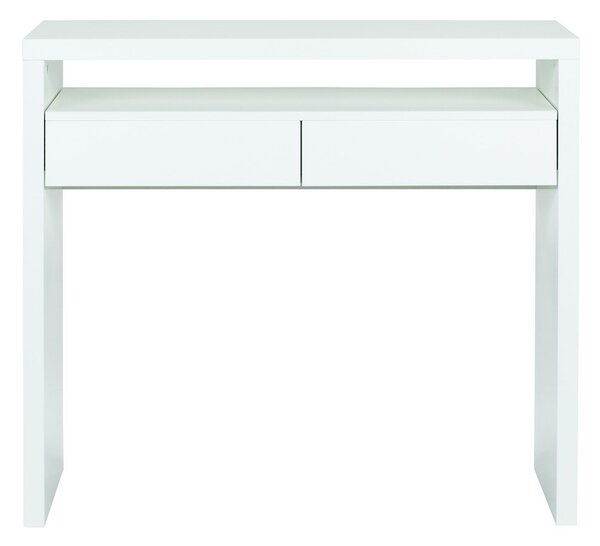 Scrivania con piano estraibile Console Mel - Woodman