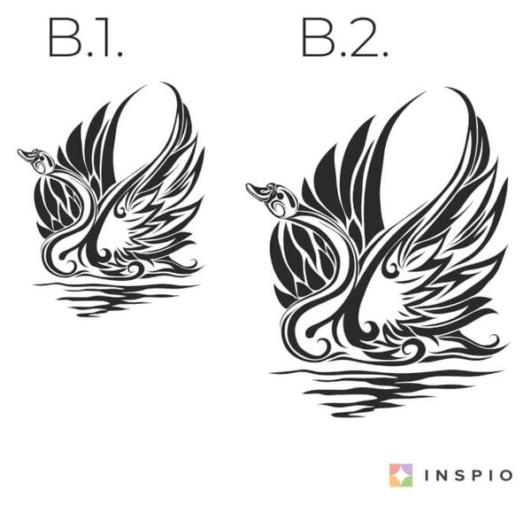 Adesivo da parete - Cigno