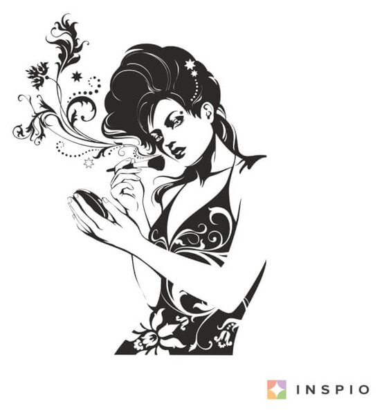 Adesivo da parete - Donna bellissima