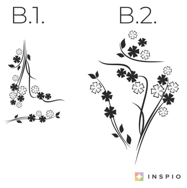 Adesivo murale - Fiore