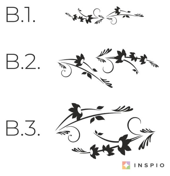 Adesivo murale - Ornamento