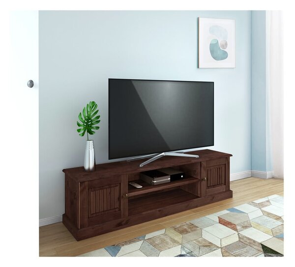 Mobile TV marrone in legno di pino 45x40 cm Mille - Støraa
