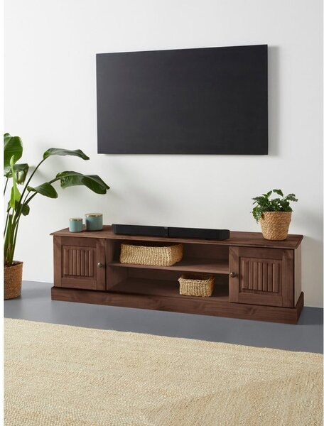 Mobile TV marrone in legno di pino 45x40 cm Mille - Støraa