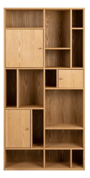 Libreria in rovere decorato in colore naturale 90x180 cm Rangoon - Actona