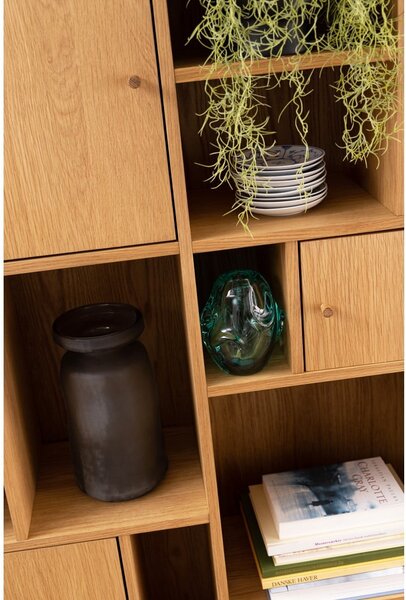 Libreria in rovere decorato in colore naturale 90x180 cm Rangoon - Actona