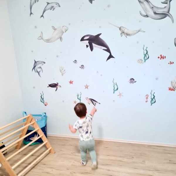 Adesivi per la Stanza dei Bambini - Mondo Sottomarino