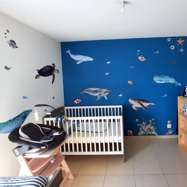 Adesivi per la Stanza dei Bambini - Mondo Sottomarino