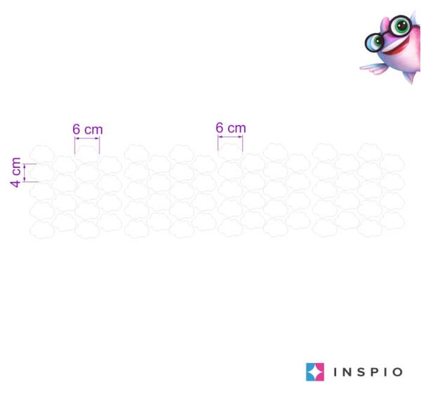 Nuvole bianche - decalcomanie per la camera dei bambini