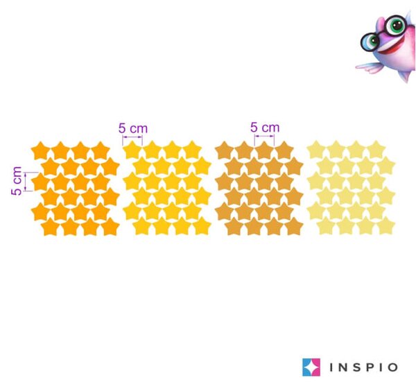 Adesivo con stelle per la cameretta dei bambini