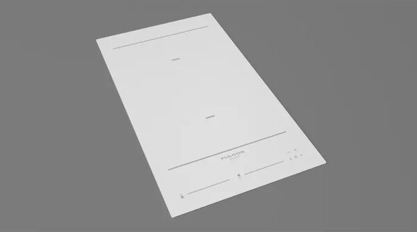 FULGOR Piano Cottura Induzione 2 Fuochi Larghezza 30 cm in Vetroceramica colore Bianco - FCH 302 ID TS WH