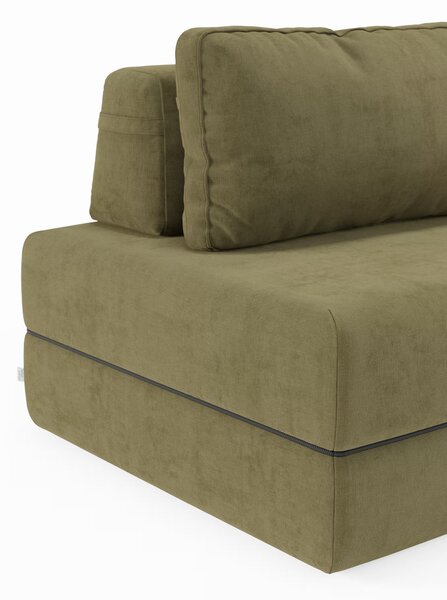 Rift poltrona letto con materasso alto 24 cm e memory foam - schienale