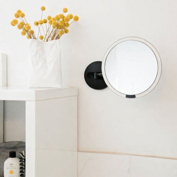 Specchio da parete/per make-up con illuminazione/con ingrandimento (con ingrandimento 5x) 8x23 cm Sensor – simplehuman