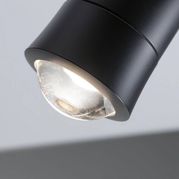 Paulmann URail Smart Faretto a binario LED Tarie, nero CCT RGB dimmerabile, Nero, Soggiorno / Sala da pranzo, Plastica, Moderno