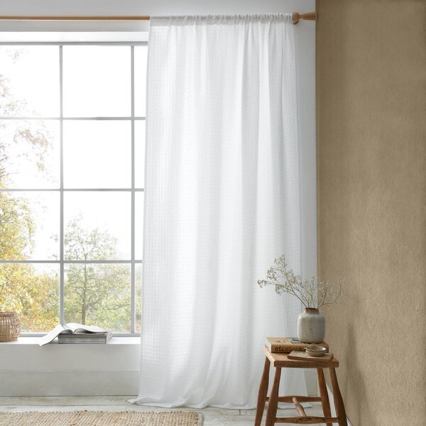Tenda sottile bianca 140x229 cm Muscat Waffle – Pineapple Elephant