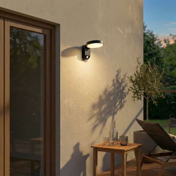 Lampade da esterno PRIOS, Tarlson, Nero, Terrazza, Plastica, Moderno