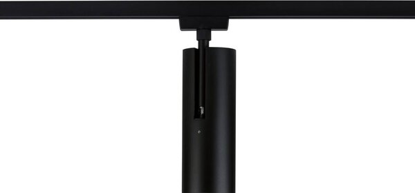 Paulmann URail Faretto a binario LED Theron nero 3.000 K Ø 6 cm Theron, dimmerabile, Nero, Soggiorno / Sala da pranzo, Plastica, Moderno
