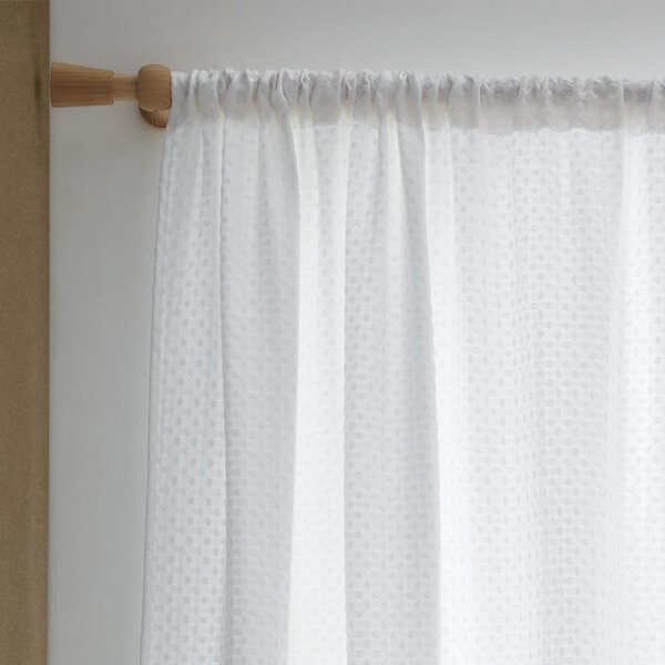 Tenda sottile bianca 140x229 cm Muscat Waffle – Pineapple Elephant