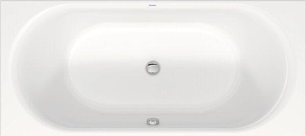 Duravit D-Neo Baignoires à encastrer, rectangulaire, avec 2 pentes de dos, 1800x800mm, 700476000000000, 700476000000000
