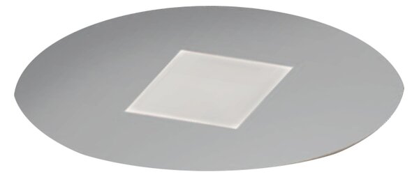 Plafoniera Contemporanea Pixart Metallo Grigio Perla Led 36W