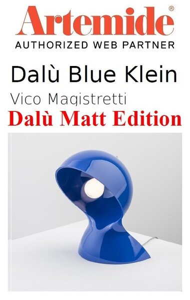 Artemide Dalù blu Klein matt edition