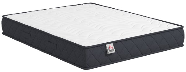 HOMCOM Materasso 2 Posti con Imbottitura in Memory Foam e Schiuma a Onde, Telai per Letti Standard, Regolabili e Divani Letto, 200x160 cm | Aosom Italy