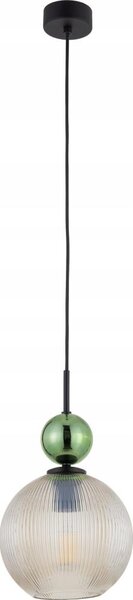 BRILAGI - Lampada a sospensione su cavo OLIVIA 1xE27/15W/230V nero/verde/beige fumé