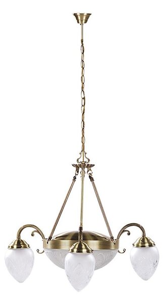 Rabalux 8633 - Lampadario a sospensione con catena ANNABELLA 3xE14/40W+2xE27/60W