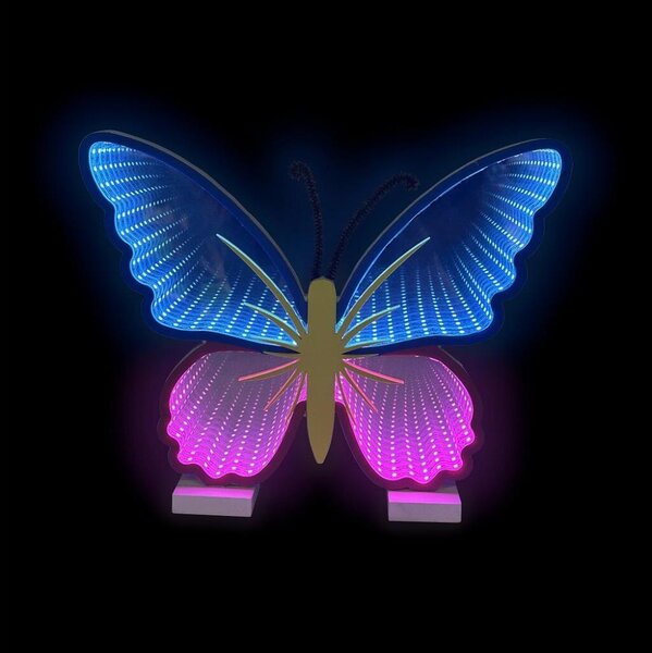 2Kids Toys - Neon a LED da tavolo LED/5W/USB a forma di farfalla