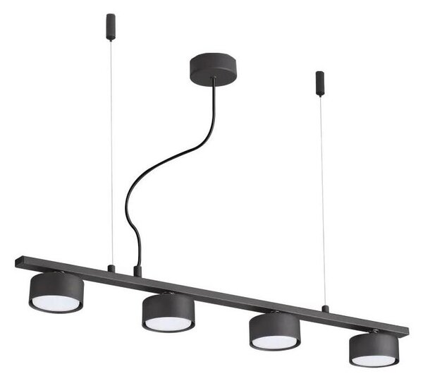 Ideal Lux - Lampadario LED a sospensione con filo MINOR 4xGX53/9W/230V 75,5 cm nero
