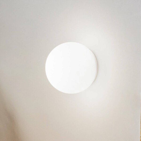 Ideallux Applique da parete Mapa, dimmerabile, Bianco / Opale, Soggiorno / Sala da pranzo, Vetro, Applique