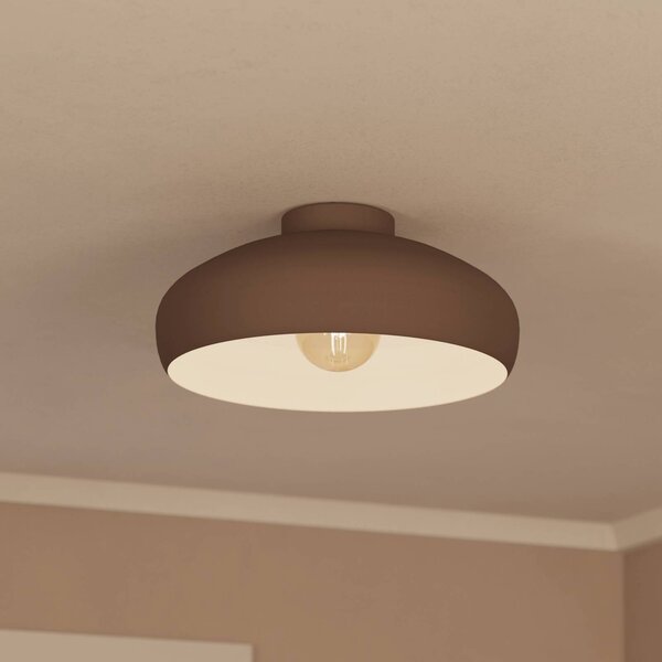 EGLO Plafoniera soffitto Mogano, dimmerabile, Marrone / Ruggine, Soggiorno / Sala da pranzo, Metallo, Scandinavo, Plafoniera