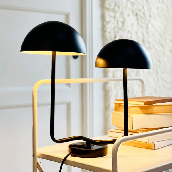 Dyberg Larsen Lampada da tavolo di design Cluster, Nero, Soggiorno / Sala da pranzo, Metallo, Design, Lampada da tavolo