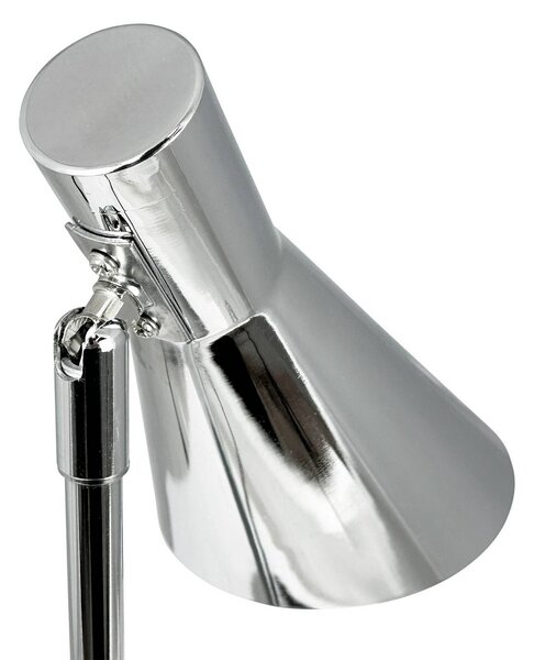 Dyberg Larsen Lampada da tavolo DL12, Cromo / Argento, Soggiorno / Sala da pranzo, Metallo, Design, Lampada da tavolo