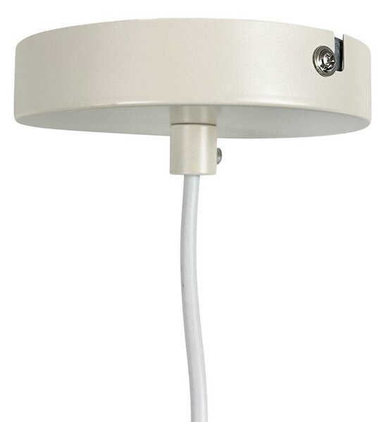 Dyberg Larsen Lampada a sospensione Blumen, dimmerabile, Bianco / Opale, Soggiorno / Sala da pranzo, Metallo, Design, Lampada a sospensione